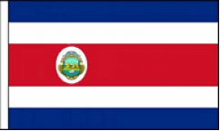 Costa Rica Table Flags